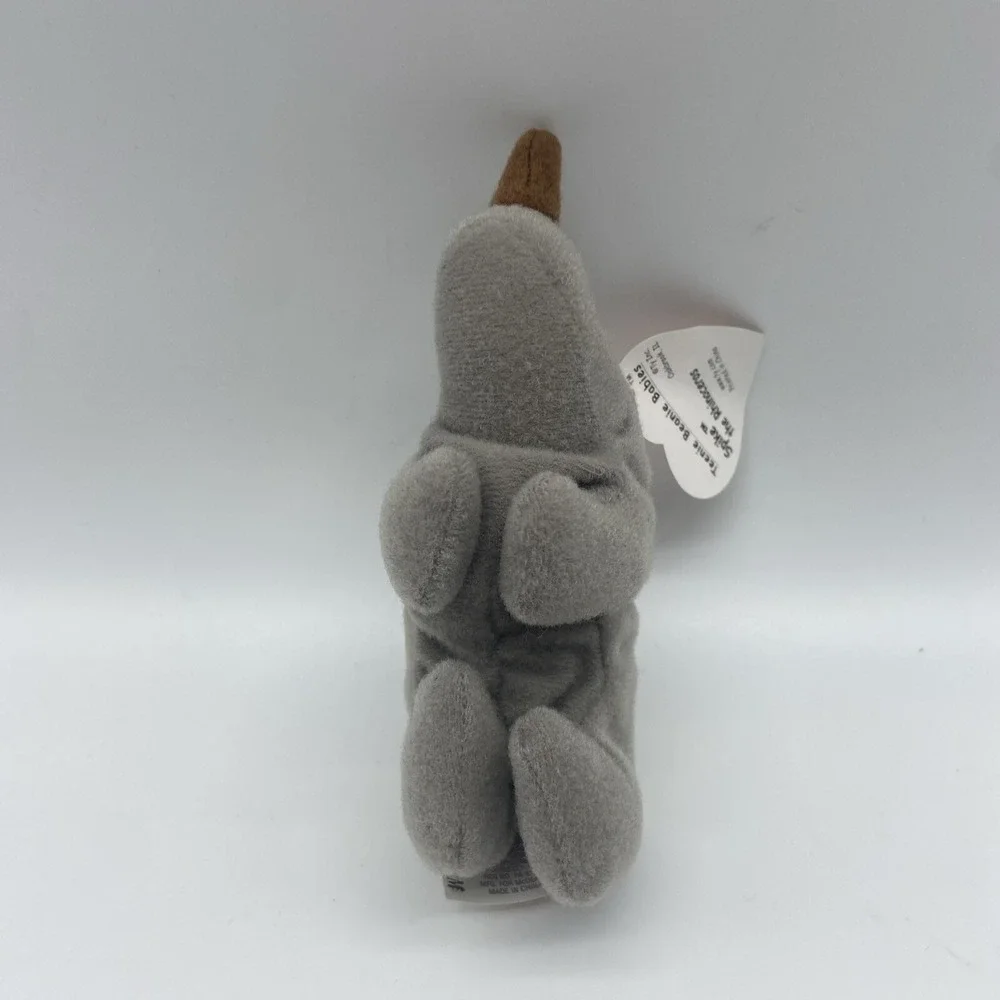 TY Beanie Bellies Baby Spike The Rhino Beanie‎ 5'' Plush Stuffed Animal
